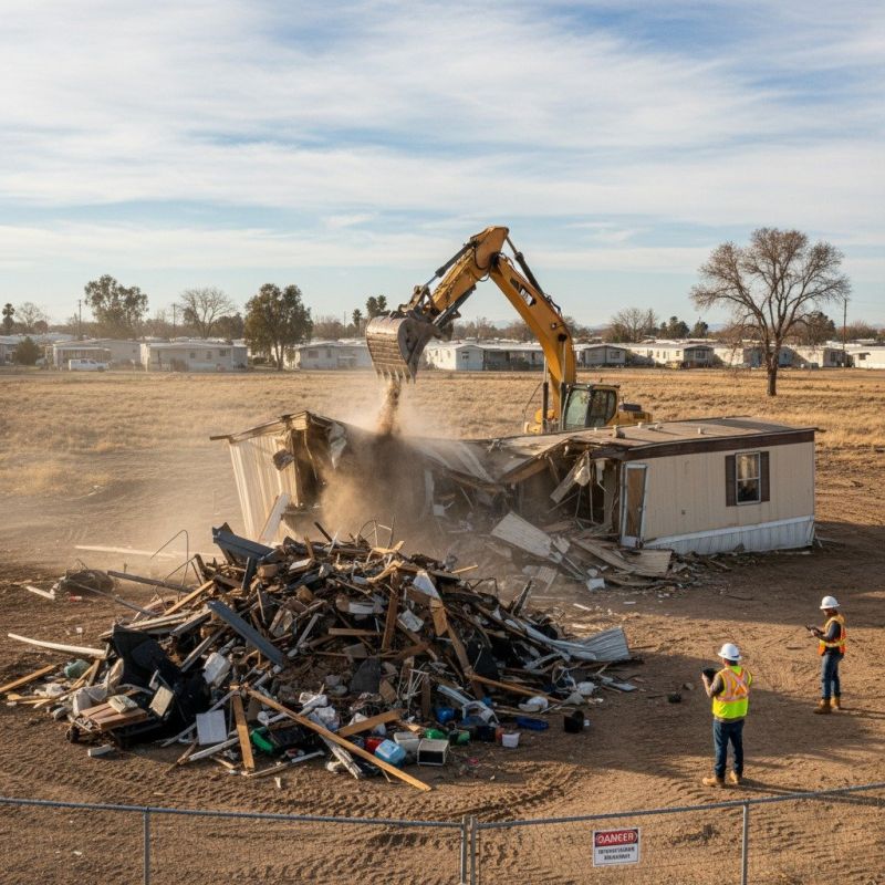Mobile Home Demolition